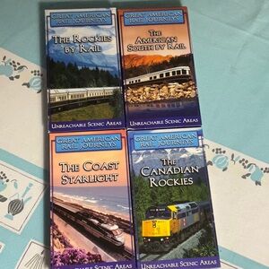 American Rail Journeys VHS Media